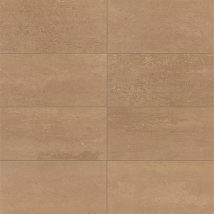 12x24 Theoretical Evolved  Natural Concrete-Look Matte Smooth Porcelain Tile Orange