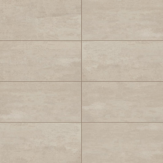 12x24 Theoretical Evolved  Natural Concrete-Look Matte Smooth Porcelain Tile Cement Gray