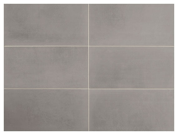 12x24 Moroccan Concrete  Natural Concrete-Look Matte Smooth Porcelain Tile Gray