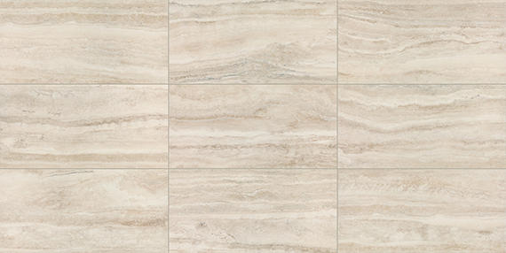 15x30 Calligo Light Veining  Natural Stone-Look Matte Smooth Porcelain Tile Almond Beige