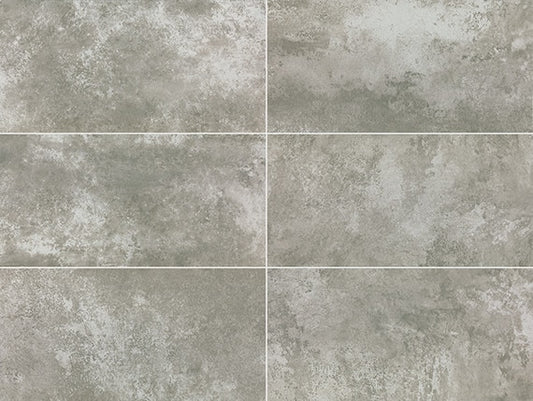 15x30 Urban Essence  Natural Concrete-Look Matte Smooth Porcelain Tile Light Gray