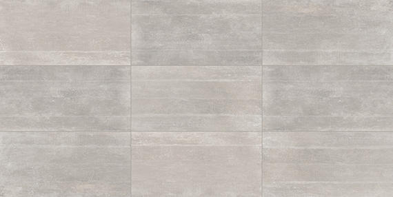 15x30 Concrete Masonry  Natural Concrete-Look Matte Textured Porcelain Tile Gray