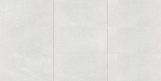 White - 15x30 Platinum Natural Concrete-Look Matte Smooth Porcelain Tile
