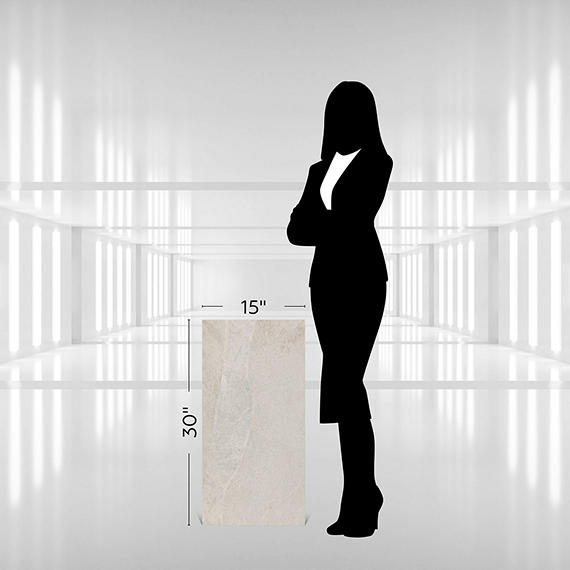 15x30 Constant  Natural Stone-Look Matte Gritty Porcelain Tile Light Beige