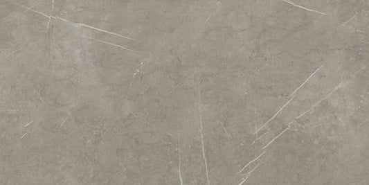 15x30 Platinum  Natural Concrete-Look Matte Smooth Porcelain Tile Warm Gray