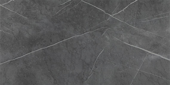 15x30 Platinum  Natural Concrete-Look Matte Smooth Porcelain Tile Dark Gray