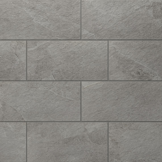 15x30 Constant  Natural Stone-Look Matte Gritty Porcelain Tile Soft Gray