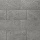 15x30 Constant  Natural Stone-Look Matte Gritty Porcelain Tile Soft Gray