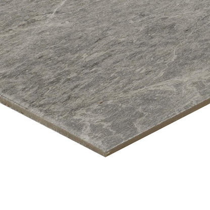 15x30 Constant  Natural Stone-Look Matte Gritty Porcelain Tile Soft Gray