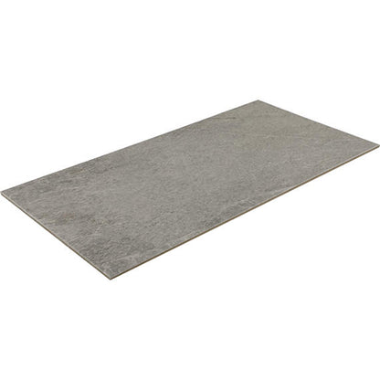 15x30 Constant  Natural Stone-Look Matte Gritty Porcelain Tile Soft Gray