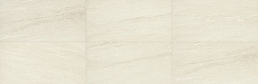 15x30 Montesano  Natural Stone-Look Matte Textured Porcelain Tile Cream Beige