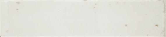 2x10 Remedy  Handcrafted Solid-Color Glossy Smooth Porcelain Tile Off White
