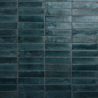 2x10 Remedy Handcrafted Solid-Color Glossy Smooth Porcelain Tile