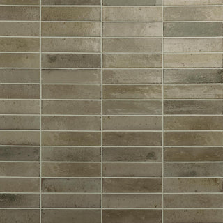 2x10 Remedy Handcrafted Solid-Color Glossy Smooth Porcelain Tile