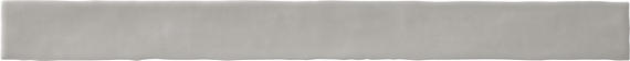 2x10 Artistic Reflections  Natural Solid-Color Matte Undulated Ceramic Tile Matte Gray