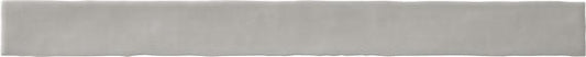 2x10 Artistic Reflections  Natural Solid-Color Matte Undulated Ceramic Tile Matte Gray