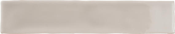 2x20 Artistic Reflections  Natural Solid-Color Glossy Undulated Ceramic Tile Mist Beige
