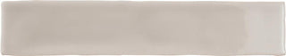 2x20 Artistic Reflections Natural Solid-Color Glossy Undulated Ceramic Tile