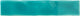 2x20 Artistic Reflections  Natural Solid-Color Glossy Undulated Ceramic Tile Wave Teal