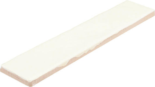 2x20 Artistic Reflections Natural Solid-Color Matte Undulated Ceramic Tile