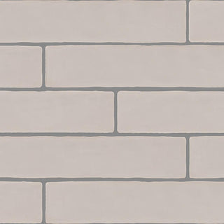 2x20 Artistic Reflections Natural Solid-Color Matte Undulated Ceramic Tile