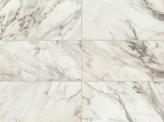 24x48 Savoir Medium Veining Mosaic Marble-Look Polished Smooth Porcelain Tile