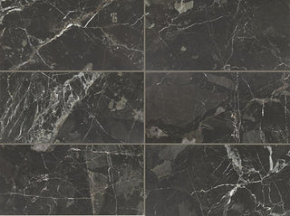 24x48 Savoir Medium Veining Mosaic Marble-Look Polished Smooth Porcelain Tile