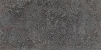 24x48 Haddonstone Light Veining  Stepwise Stone-Look Matte Smooth Porcelain Tile Velvet Black