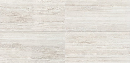24x48 Reservorio  Natural Stone-Look Matte Smooth Porcelain Tile Off White