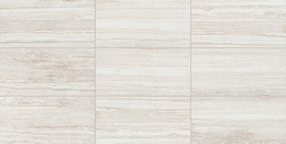 24x48 Reservorio  Natural Stone-Look Matte Smooth Porcelain Tile Off White