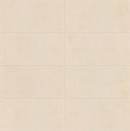24x48 Crafthouse  Natural Concrete-Look Matte Smooth Porcelain Tile Pomice Beige