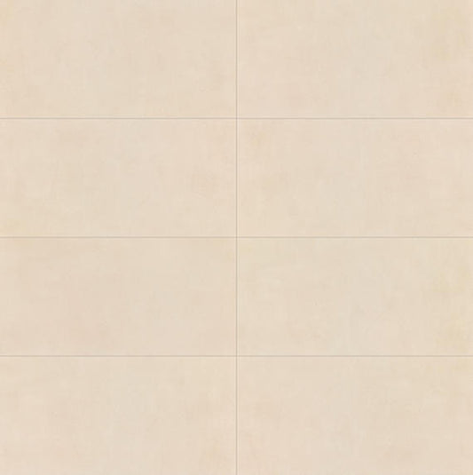 24x48 Crafthouse  Natural Concrete-Look Matte Smooth Porcelain Tile Pomice Beige