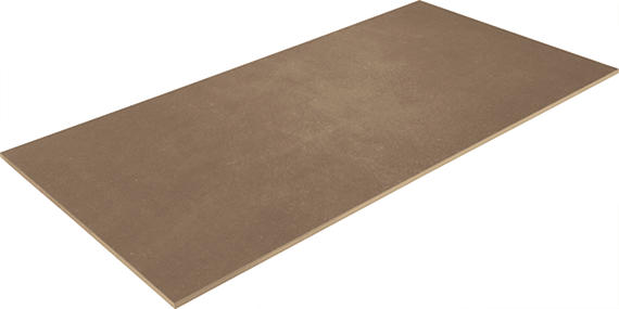 24x48 Crafthouse  Natural Concrete-Look Matte Smooth Porcelain Tile Argilla Brown