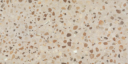 24x48 Curation Fragment Shard  Natural Mixed-Material Look Matte Smooth Porcelain Tile Warm Beige