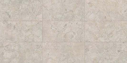 24x48 Forgehaus  Natural Stone-Look Matte Smooth Porcelain Tile Soft Gray