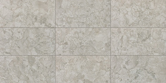 24x48 Forgehaus  Natural Stone-Look Matte Smooth Porcelain Tile Ash Gray