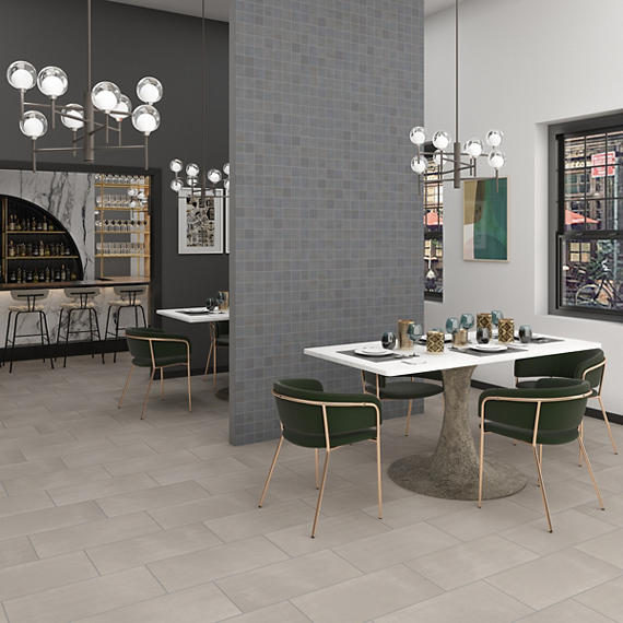 24x48 Illusionist  Natural Concrete-Look Matte Smooth Porcelain Tile Soft Taupe