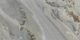 Marble Gray - 24x48 Savoir Medium Veining Mosaic Marble-Look Matte Smooth Porcelain Tile