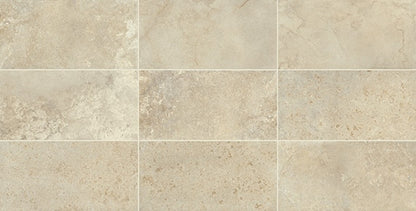 24x48 Uniche  Natural Stone-Look Matte Smooth Porcelain Tile Beige Sand