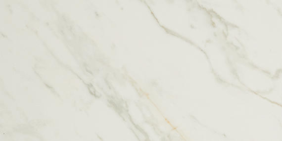 24x48 Panoramic Duet Subway Pattern Medium Veining Natural Marble-Look Polished Smooth Porcelain Tile Golden Cream
