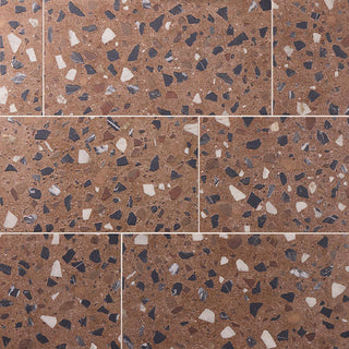 24x48 Curation Fragment Shard Natural Mixed-Material Look Polished Smooth Porcelain Tile