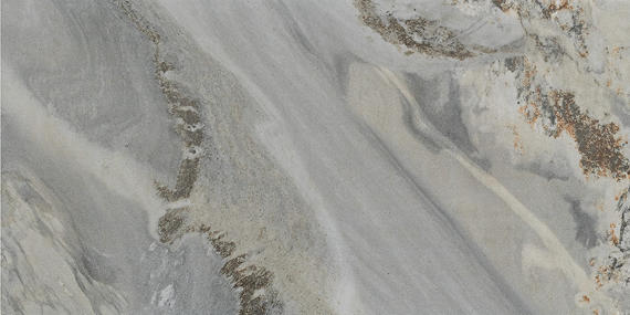 24x48 Savoir Medium Veining  Mosaic Marble-Look Polished Smooth Porcelain Tile Marble Gray