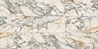 24x48 Sovran Light Veining Natural Marble-Look Satin Smooth Porcelain Tile