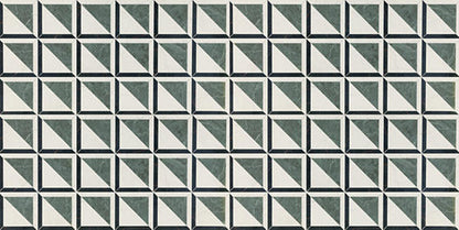 24x48 Sovran Chain  Natural Marble-Look Satin Smooth Porcelain Tile Emerald White