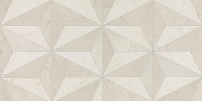 24x48 Sovran Chain  Natural Marble-Look Satin Smooth Porcelain Tile Cream Ivory