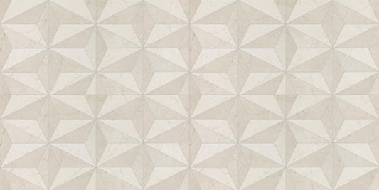24x48 Sovran Chain  Natural Marble-Look Satin Smooth Porcelain Tile Cream Ivory