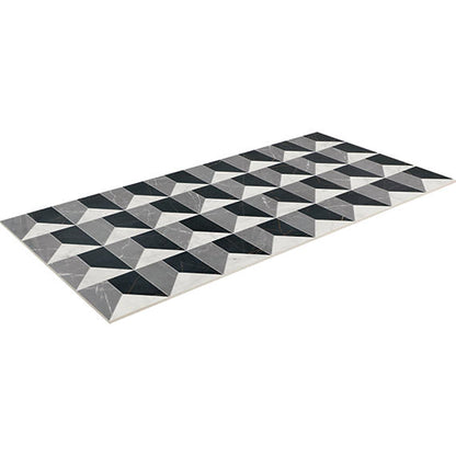 24x48 Sovran Chain  Natural Marble-Look Satin Smooth Porcelain Tile Dark Gray Blend