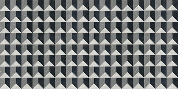 24x48 Sovran Chain  Natural Marble-Look Satin Smooth Porcelain Tile Dark Gray Blend