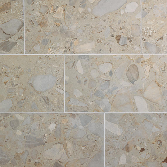 24x48 Sand And Stone  Natural Concrete-Look Matte Smooth Porcelain Tile Taupe Gray