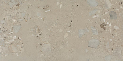 24x48 Sand And Stone Fragment Shard  Natural Stone-Look Satin Smooth Porcelain Tile Taupe Gray